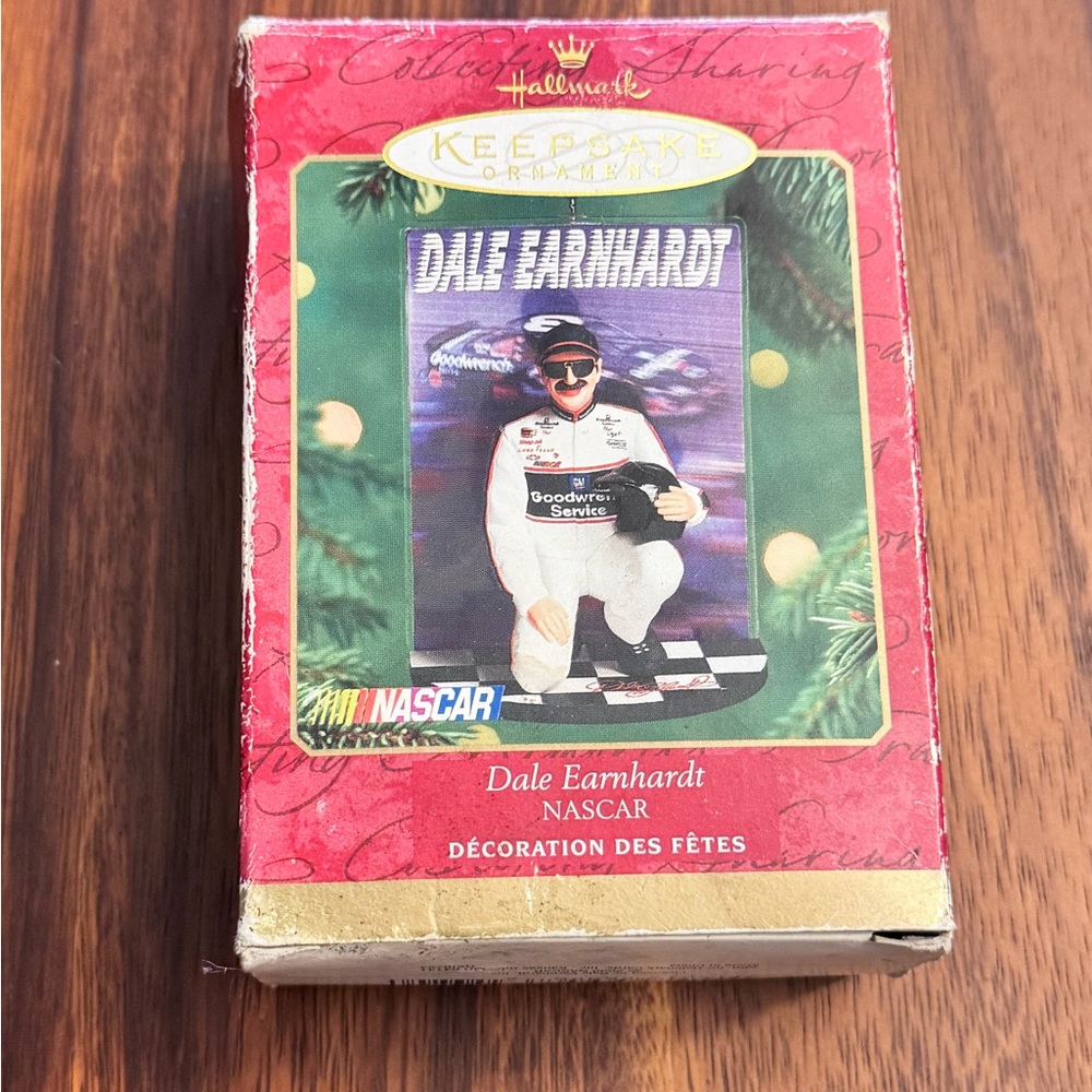 Hallmark Keepsake Ornament - Dale Earnhardt with Red and Gold Accents